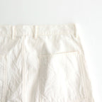 DENIM PAINTER TROUSERS #OFF WHITE [PMAT-PT09]