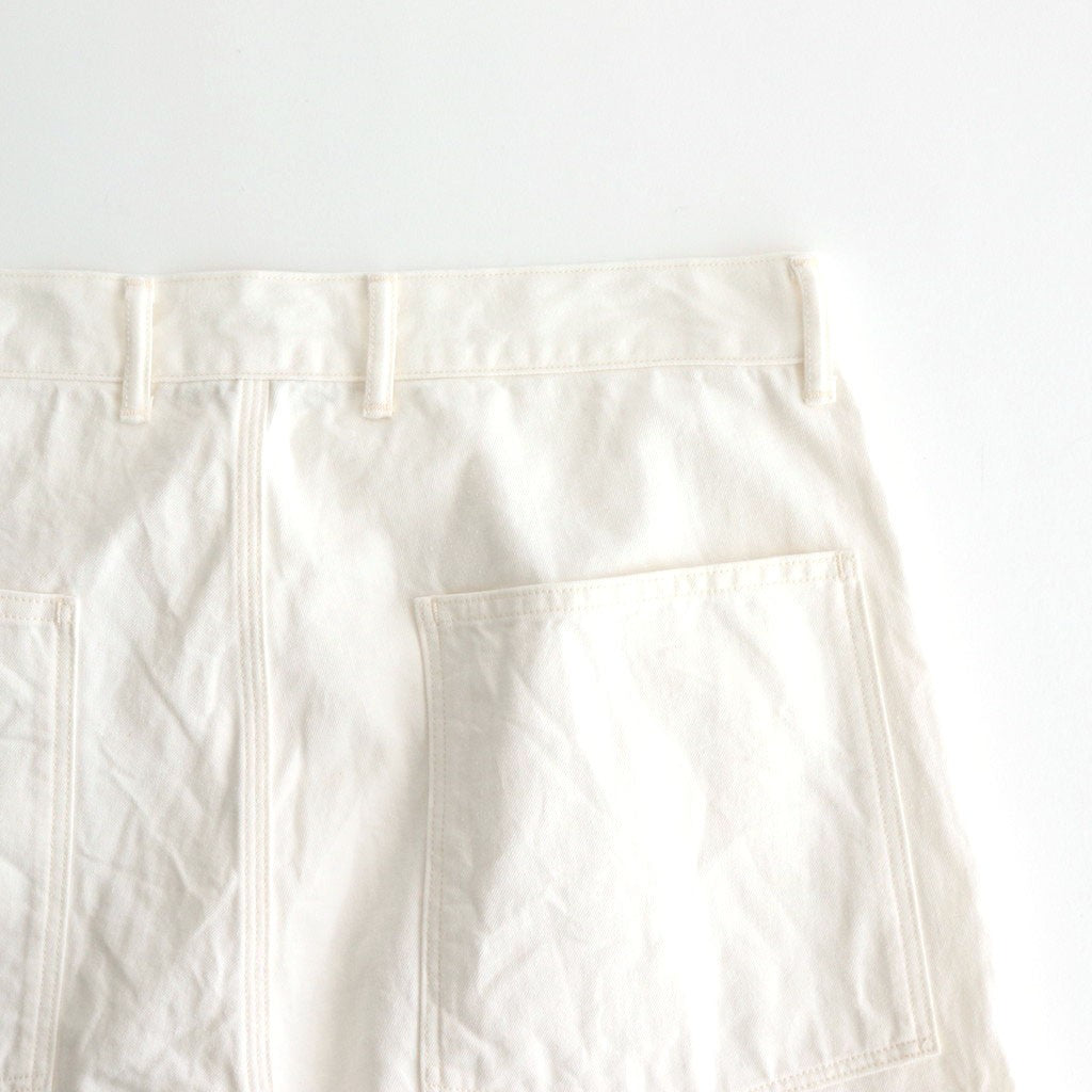 DENIM PAINTER TROUSERS #OFF WHITE [PMAT-PT09]