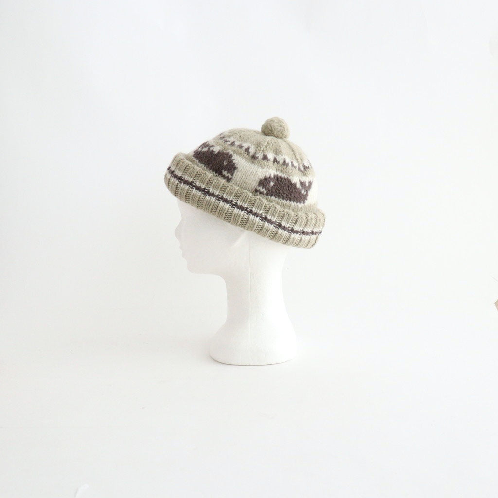 CANADIAN KNIT CAP - SNOWMAN #GRAY [Z01011]