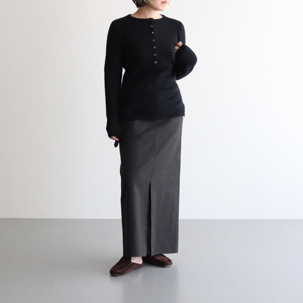 FAIRY ALPACA KN HENLY NECK #010 BLACK [16852 60036]