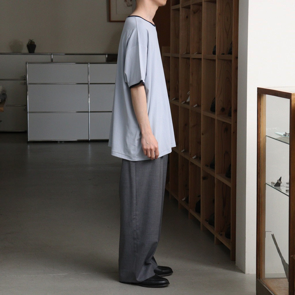 PIMA MOKLODI RINGER TEE #BLUE×NAVY [26S-BIS-CS61]