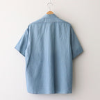 CAMP COLLAR MARINE SHIRTS #INDIGO [251OJ-SH11]