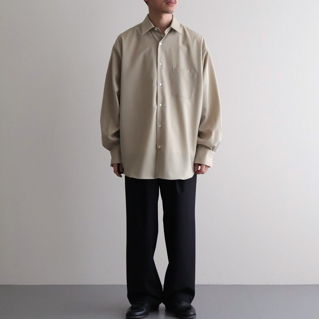 DOUBLE PLEATED EASY TROUSERS #BLACK [A26A15PT02C] - Diffusion 三重