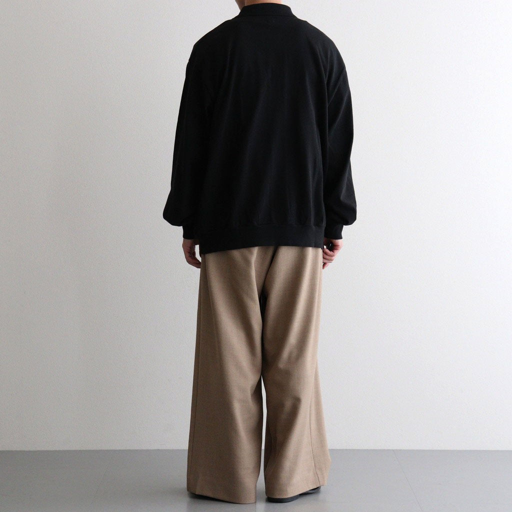 DOUBLE PLEATED BUGGY TROUSERS #BEIGE [M26C06PT01C]