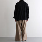 DOUBLE PLEATED BUGGY TROUSERS #BEIGE [M26C06PT01C]