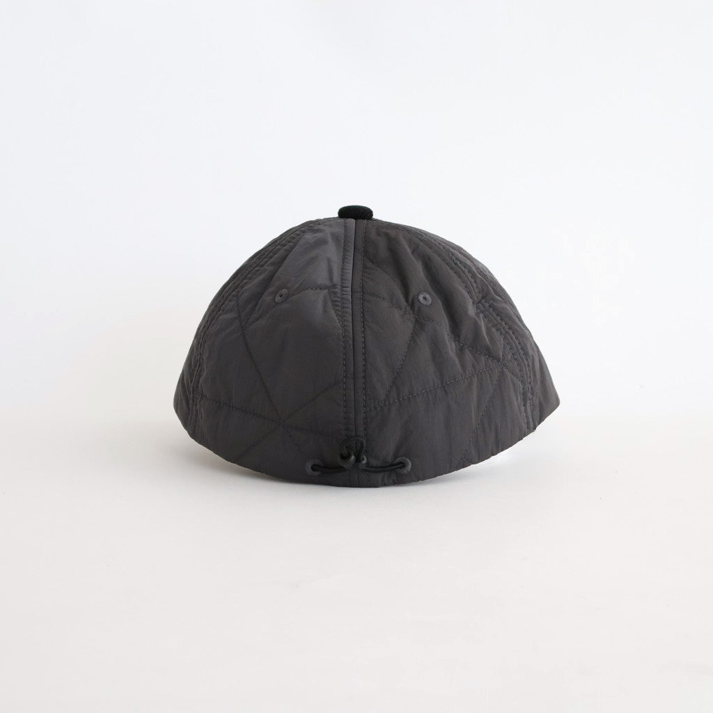 Quilting Field Cap #Asphalt Gray [N25FP089]