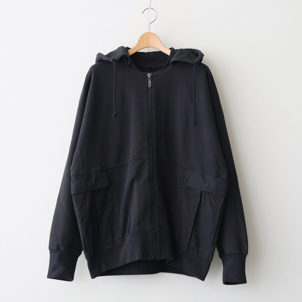 11oz Zip Up Hoodie #Black [N25FH046]