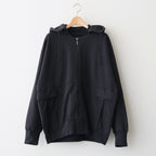 11oz Zip Up Hoodie #Black [N25FH046]