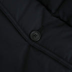 HIGH-COUNT SILK PUFF VEST #BLACK [252OJ-VT02]