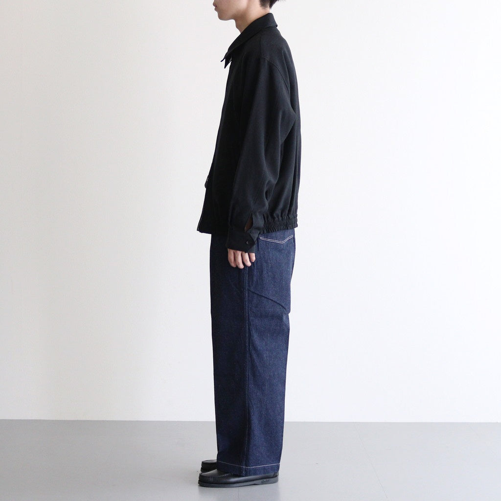 SPORTS JACKET #CHAMBRAY BLACK [M25C12BL01C]