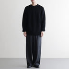 SIGNATURE CREW NECK #BLACK [BN-25FM-038]