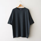 Garment Dyed Jacquard Field Tee #Asphalt Gray [N26SH039]