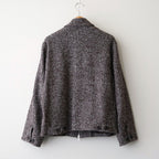 LOOP TWEED SEAM POCKET BLOUSON #HERRINGBONE LOOP TWEED [26W-BIS-JK26H]