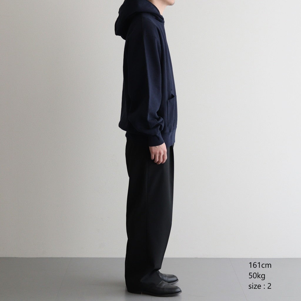 Thin-Sweat Separate-Pocket Hoodie P/O #DarkNavy [bROOTS25S20]