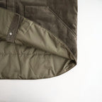 Corduroy Field Insulation Shirt Jacket #Olive [N26FA051]