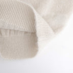 PURE MOHAIR SHAGGY POLO #IVORY [BN-25FL-053]