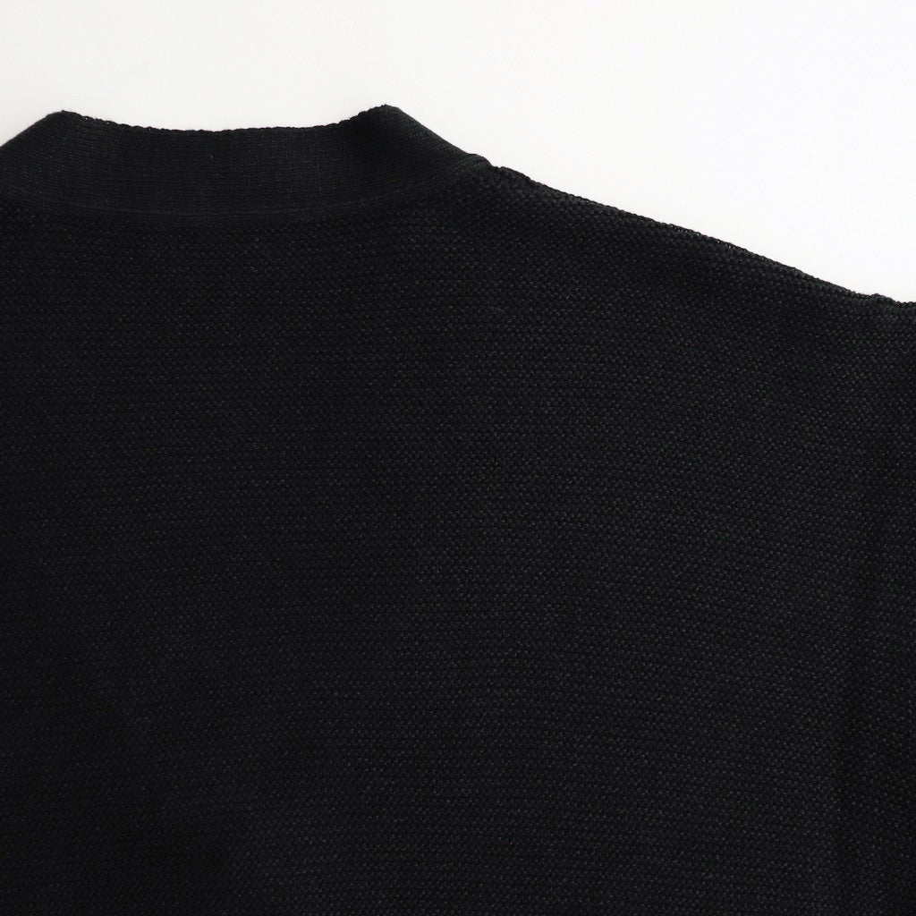 Co/Li Garter Stitch Cardigan #BLACK [NEP-SS2534M]