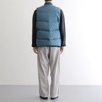 MOUNTAINEER DOWN VEST #CERULEAN [PMAU-VT01]