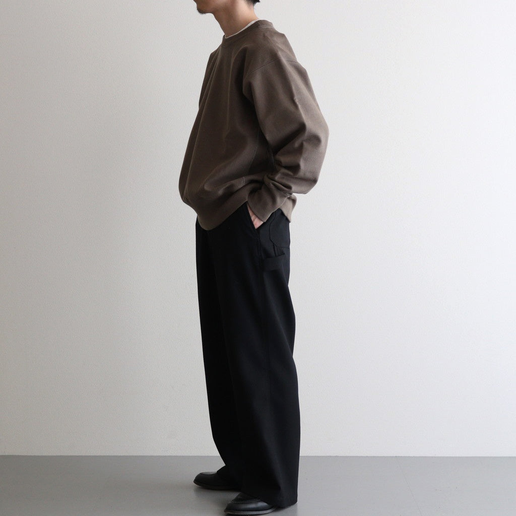 WIDE CARPENTER PANTS II #BLACK [A25C06PT03C]
