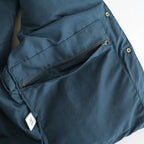 MOUNTAINEER DOWN VEST #CERULEAN [PMAU-VT01]