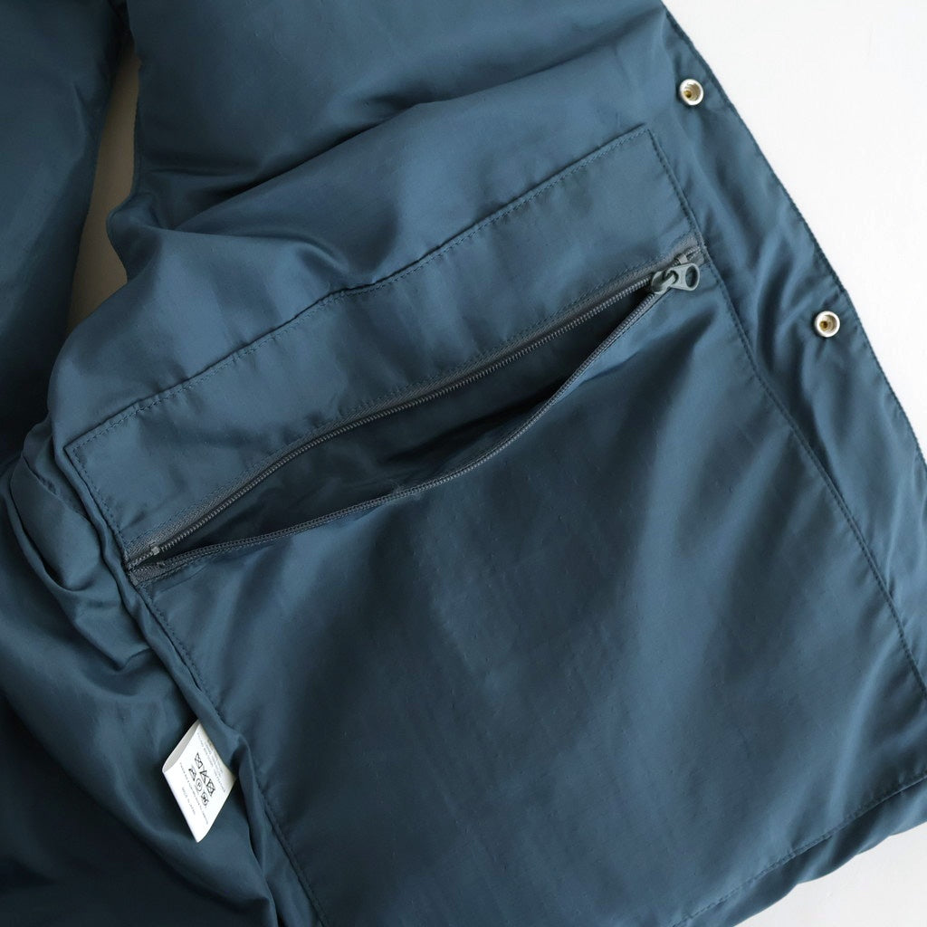 MOUNTAINEER DOWN VEST #CERULEAN [PMAU-VT01]