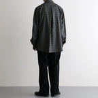 ZIP SHIRT #MOSS GRAY CHECK [A26C17SH03C]