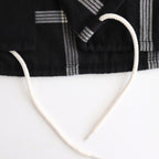 Flannel PALAKA Check Shirt #Black [S25FG016]