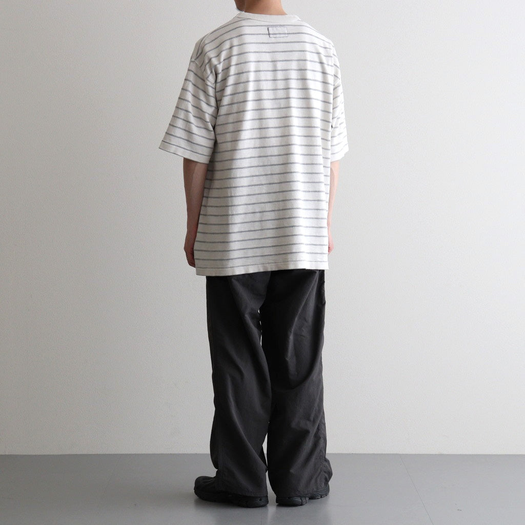 Garment Dyed Jacquard Field Tee #Stone [N26SH039]