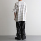 Garment Dyed Jacquard Field Tee #Stone [N26SH039]