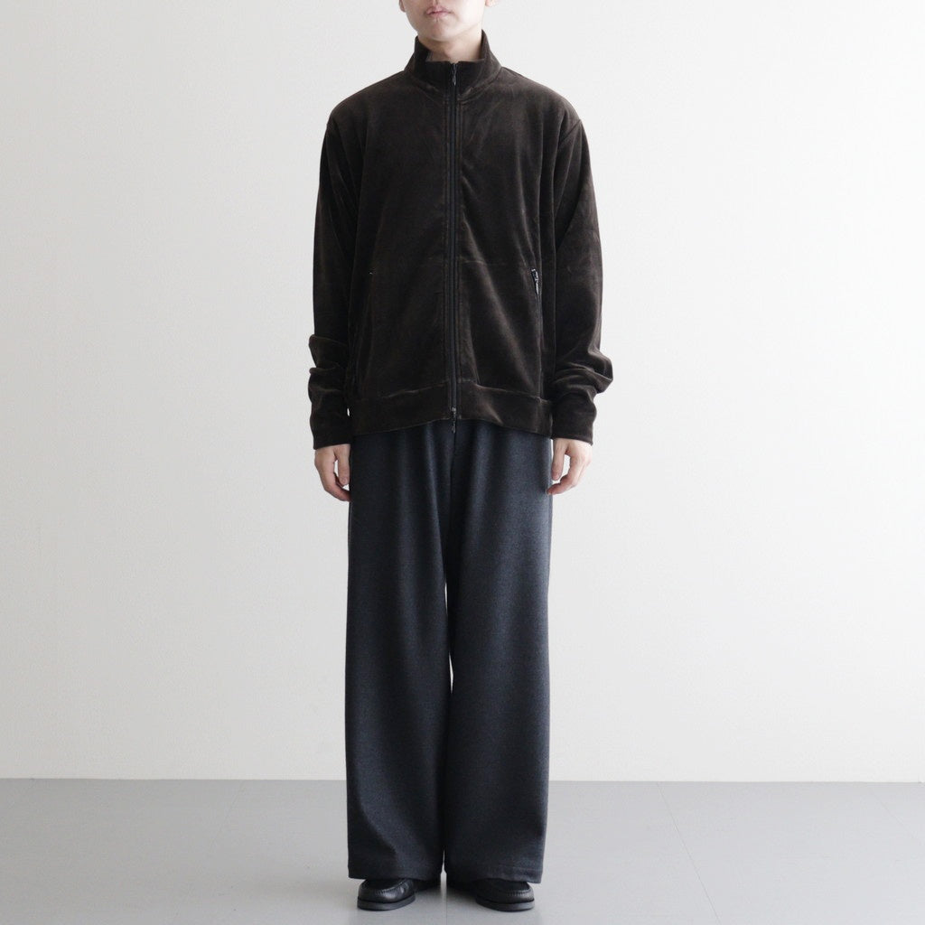 FULL ZIP TRACK JACKET #CHARCOAL [M25C19CS01C]