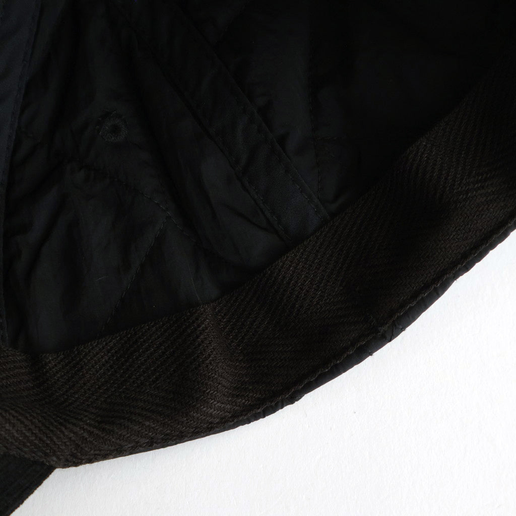 Quilting Field Cap #Black [N25FP089]