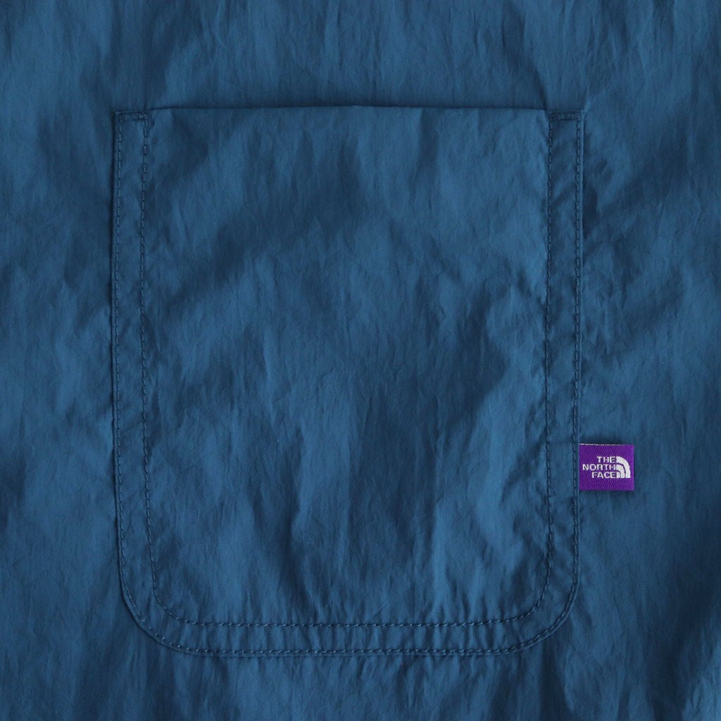 Nylon Taffeta Field S/S Shirt #Teal Blue [N25SG055]