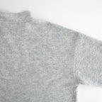 THERMAL FLEECE HALF ZIP TOP #LIGHT GREY [SM62MC002]
