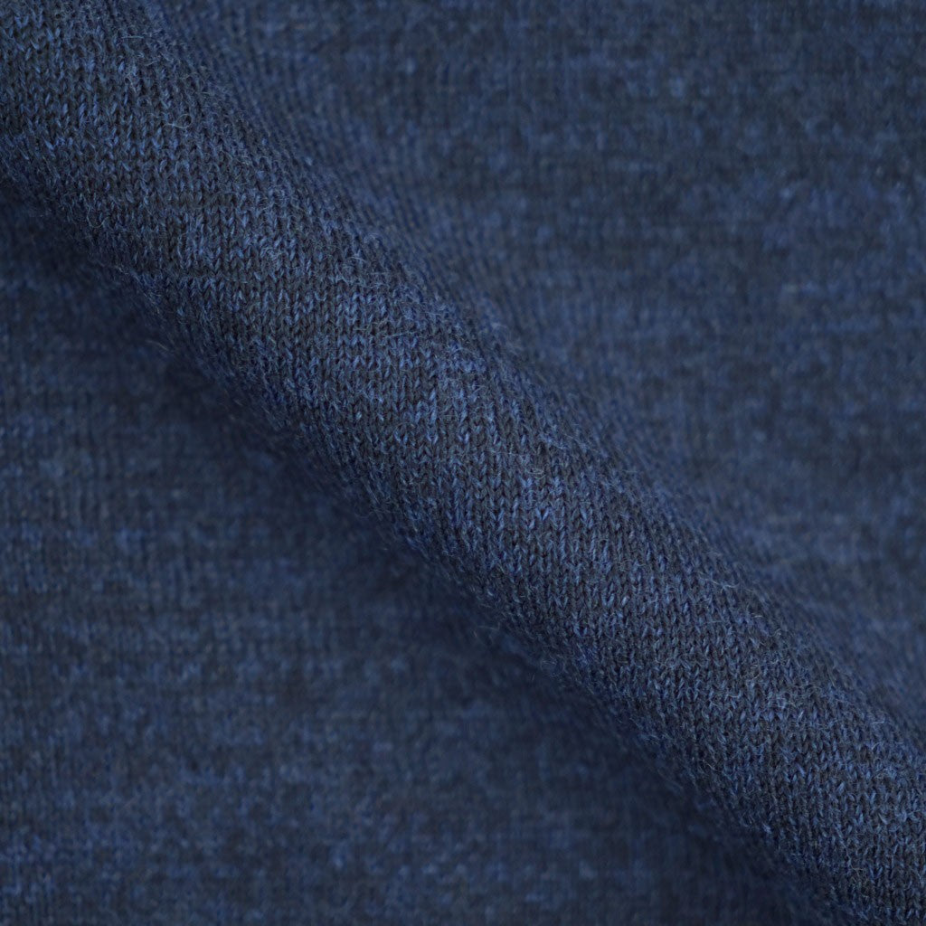 Suvin Wool Basque Shirt #MIX NAVY [NEP-AW2623]