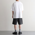 Denim Tuck Field Shorts #Gray [N26SD075]