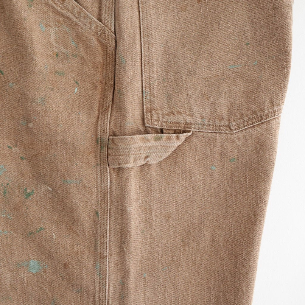 DENIM PAINTER TROUSERS #BROWN(PAINTED) [PMAV-PT10]