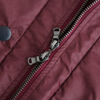 HOODED WIND BREAKER WAXFINISH #WINE/NAVY [DNS26B01-B]