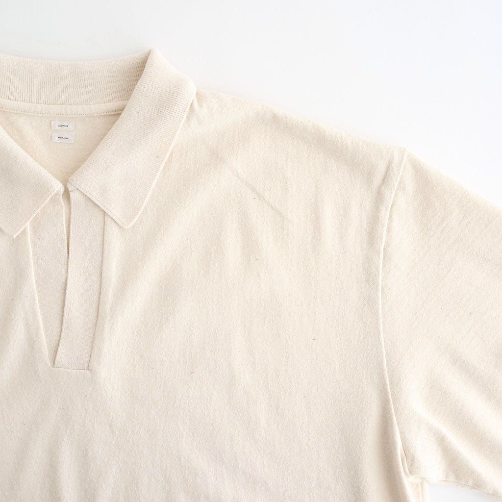 Co/Silk Nep Skipper Cropped Sleeve #Ivory [BHS26S029]