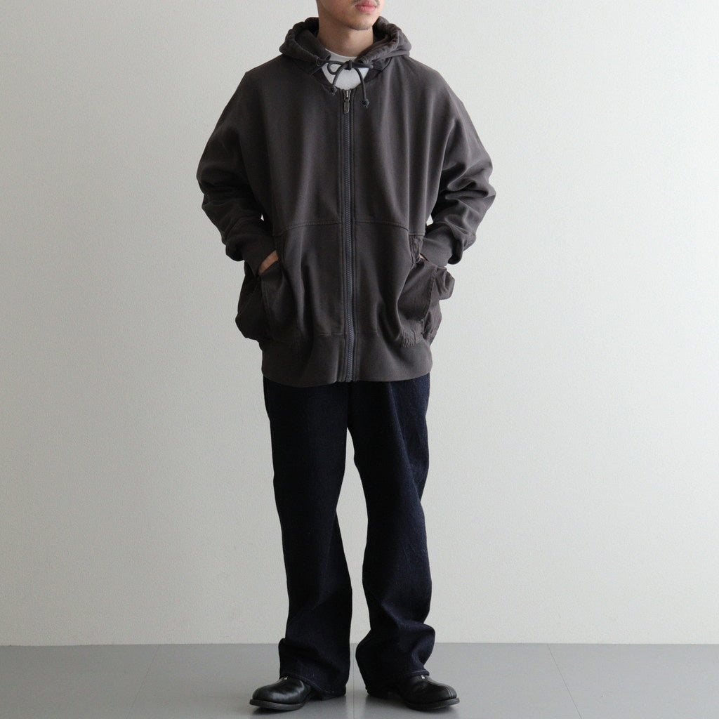 11oz Zip Up Hoodie #Asphalt Gray [N25FH046] – Diffusion