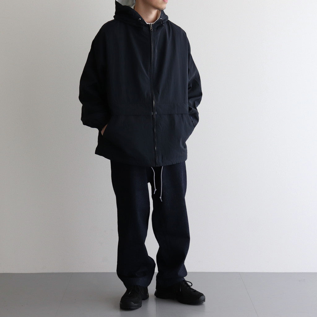 Reversible Hooded Jacket #Black [S25SA002]