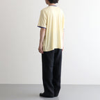 PIMA MOKLODI RINGER TEE #YELLOW × BLUE [26S-BIS-CS61]