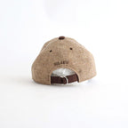 BRITISH TWEED WOOL CAP - FANBOY #COCOA [Y01019]