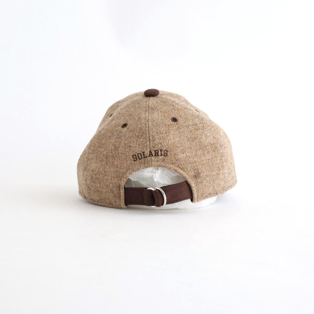 BRITISH TWEED WOOL CAP - FANBOY #COCOA [Y01019]