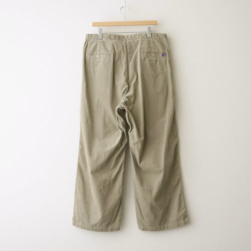 Corduroy Wide Straight Field Pants #Taupe [N26FC052]