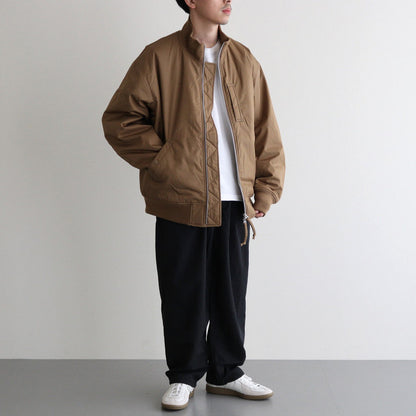 Insulation Varsity Jacket #Light Brown [S24FY020]