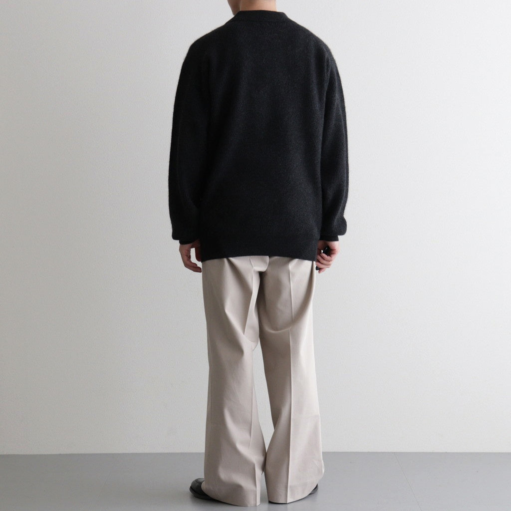 CASHMERE FOX POLO #CHARCOAL [BN-25FM-055]