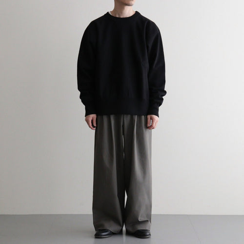 TRIPLE PLEATED WIDE TROUSERS #GRAY [A26A93PT03C]
