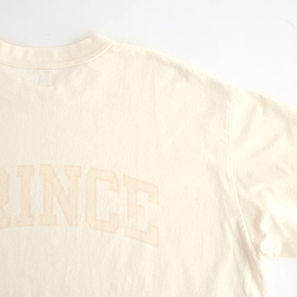 NOT-PRINCE 88/12 Print Tee WIDE #Ivory×Fade/Bage-PT [bROOTS25S36S26B]