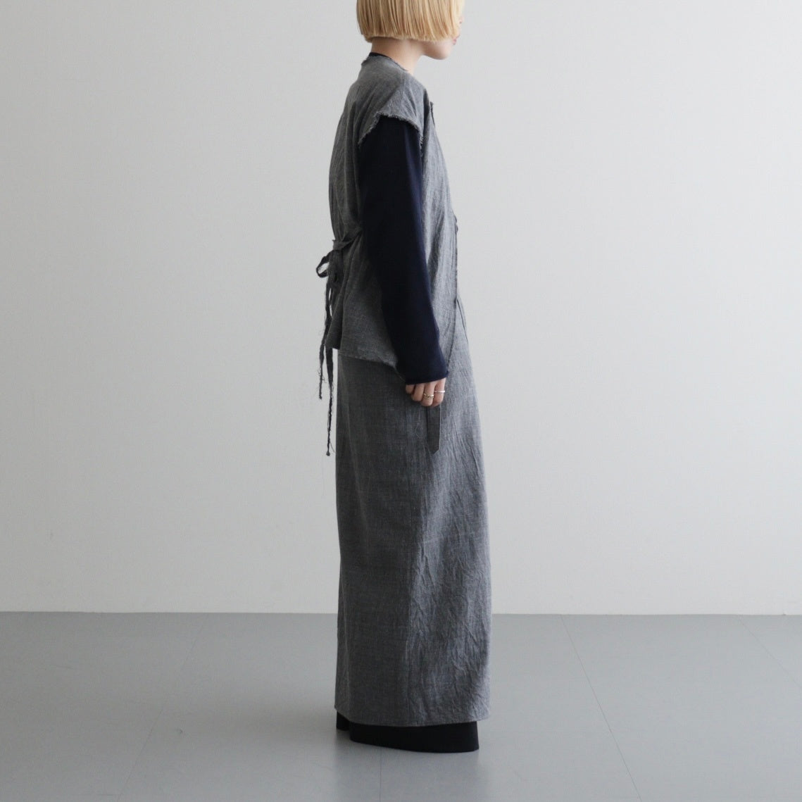 Mix Heather Cotton Double-Sided P/O #HeatherCharcoal [BHSW26S2HEG]