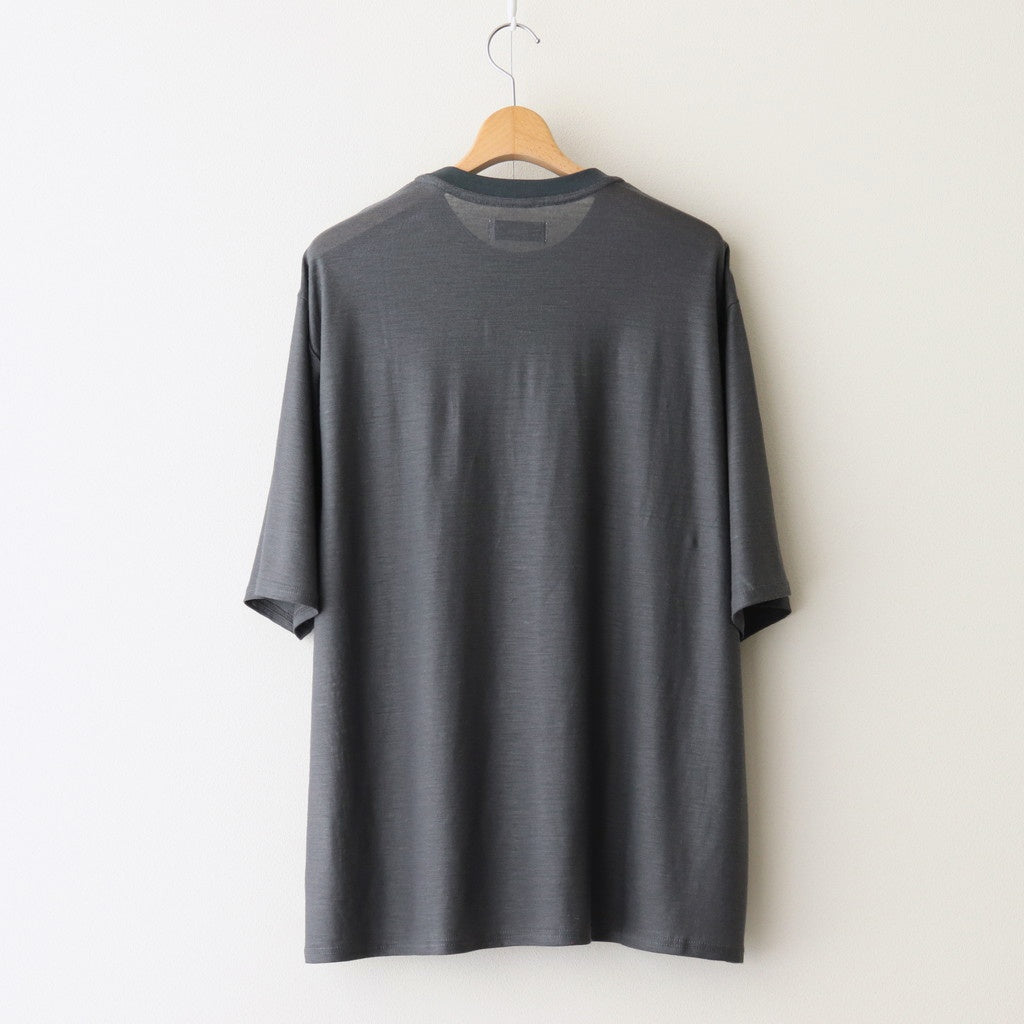 CREW NECK TEE #M.GRAY [M25B02CS01B]